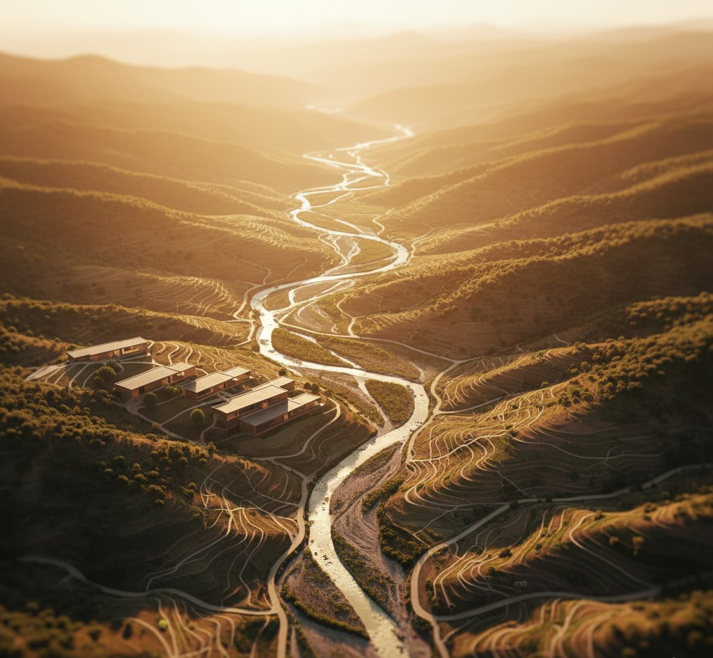 Abstract world map with glowing nodes over various regions, highlighting Hong Kong.