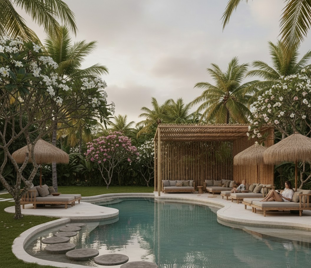 Architectural render of The Secret Garden.