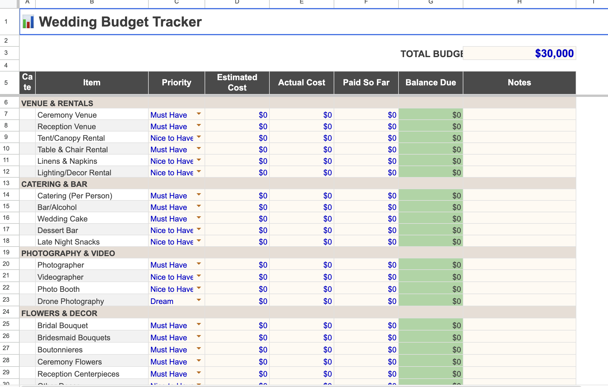 Advanced Budget Ledger