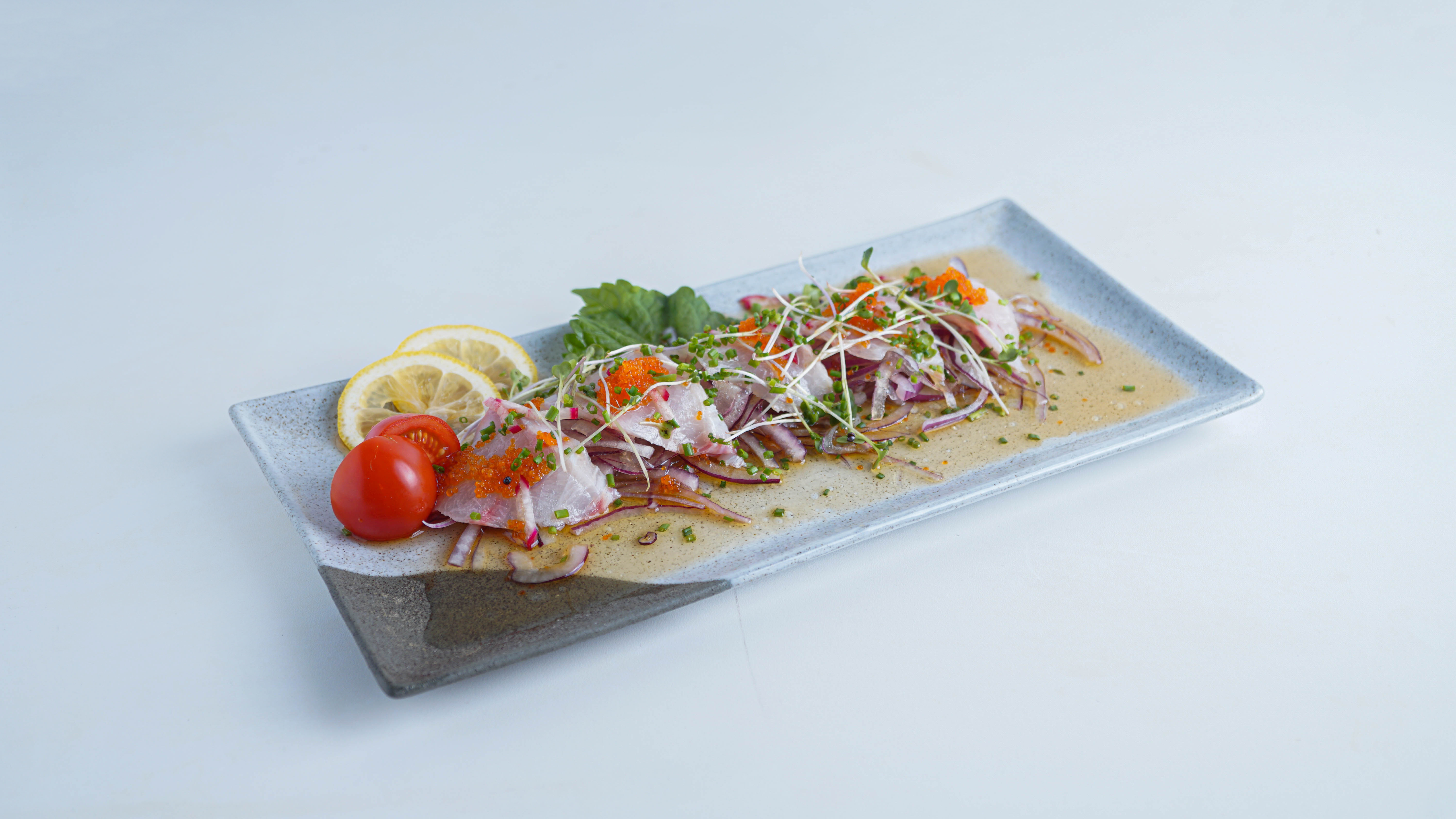 King Cobia Carpaccio