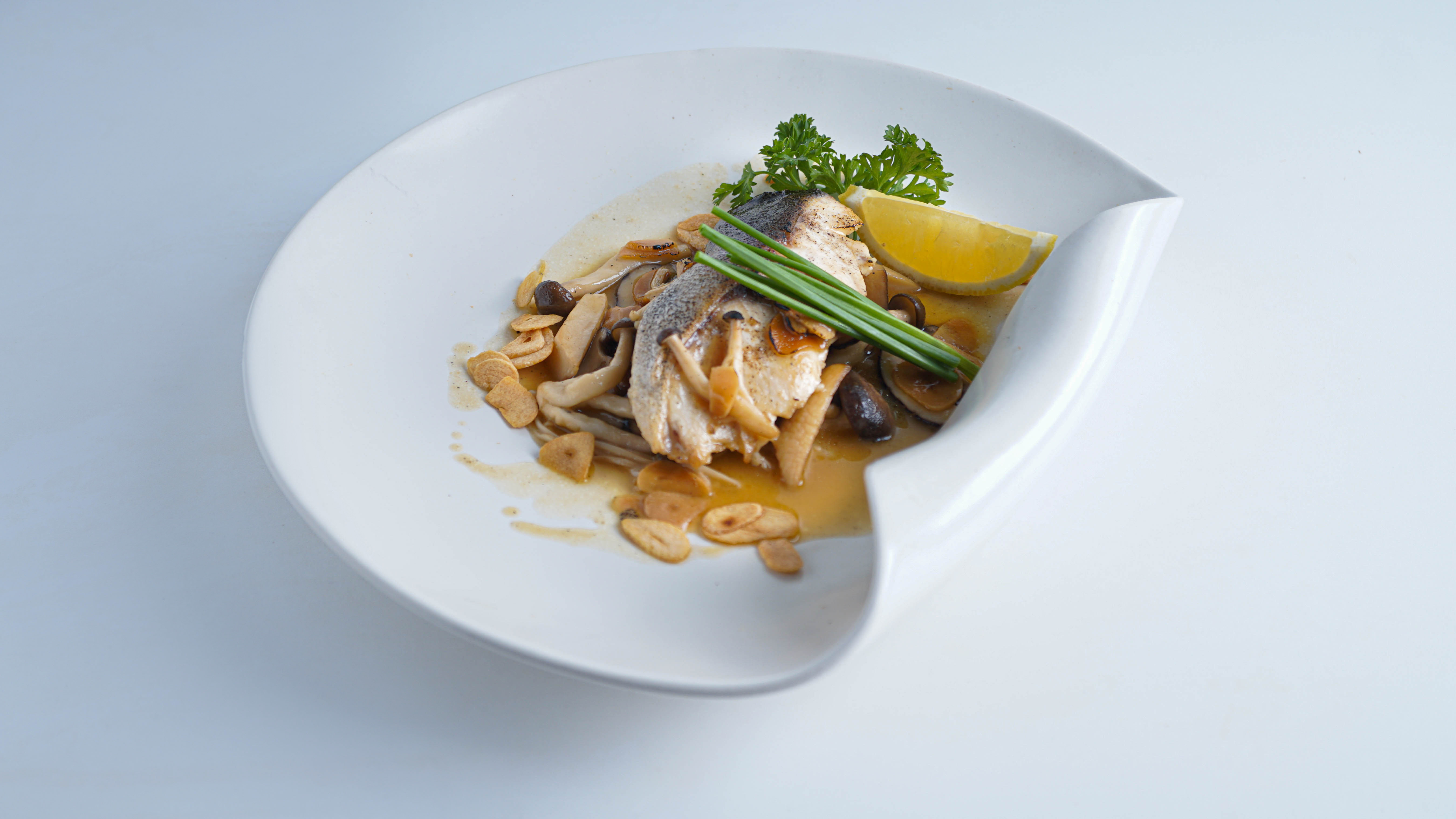 King Cobia with Kinoko Butter