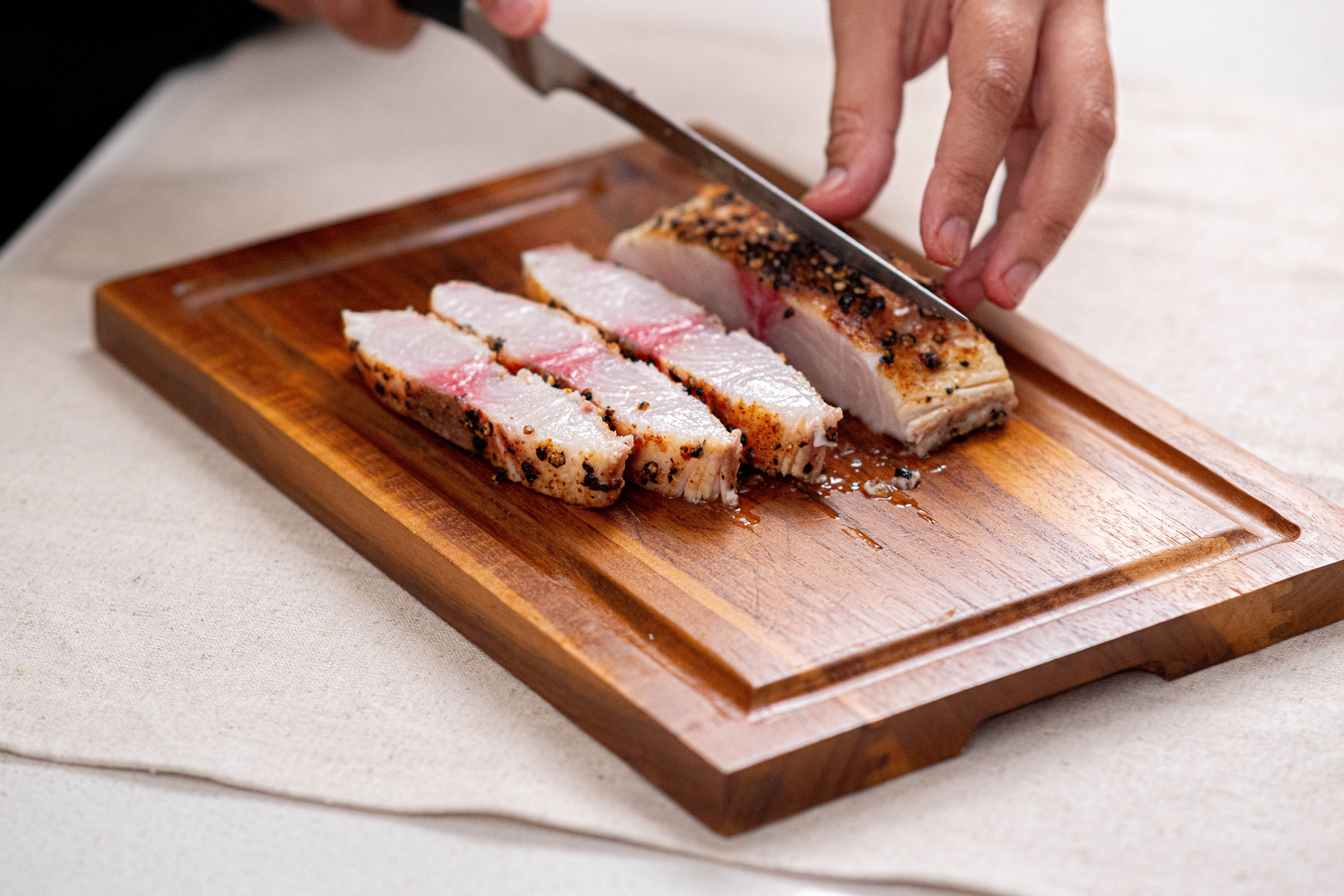 King Cobia with Peppercorn