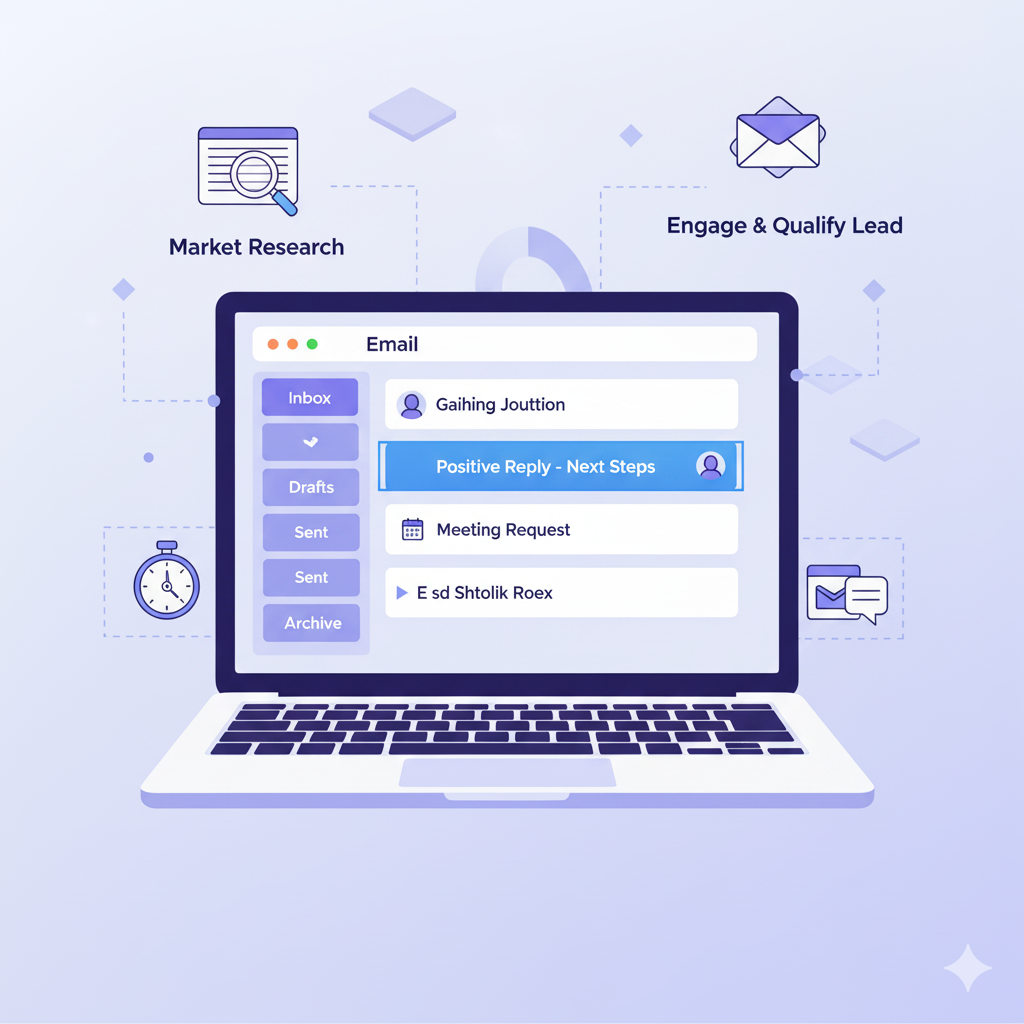 Stylized rocket launching, symbolizing a campaign start