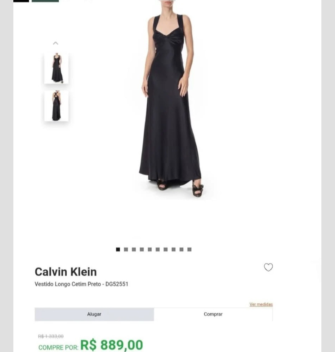 Vestido de Festa Calvin Klein miniatura 4