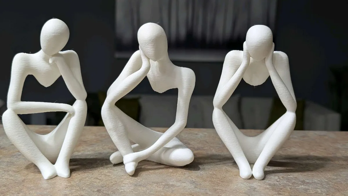 CONJUNTO ESTATUAS IMPRESSÃO 3D miniatura 3