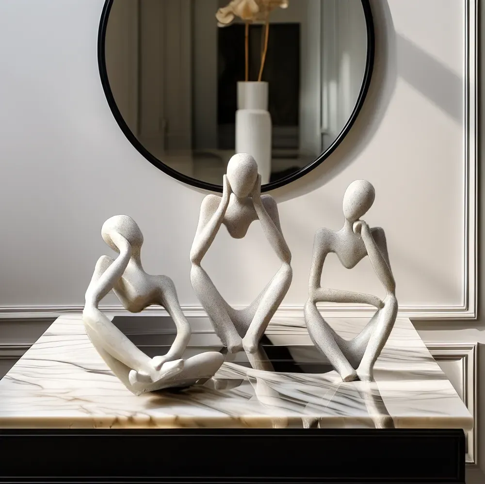 CONJUNTO ESTATUAS IMPRESSÃO 3D miniatura 4