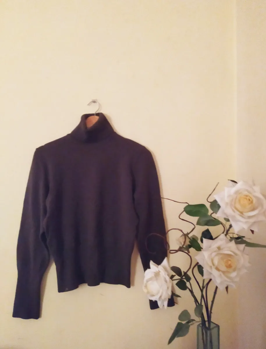 Blusa em tricô de manga comprida Tam. M