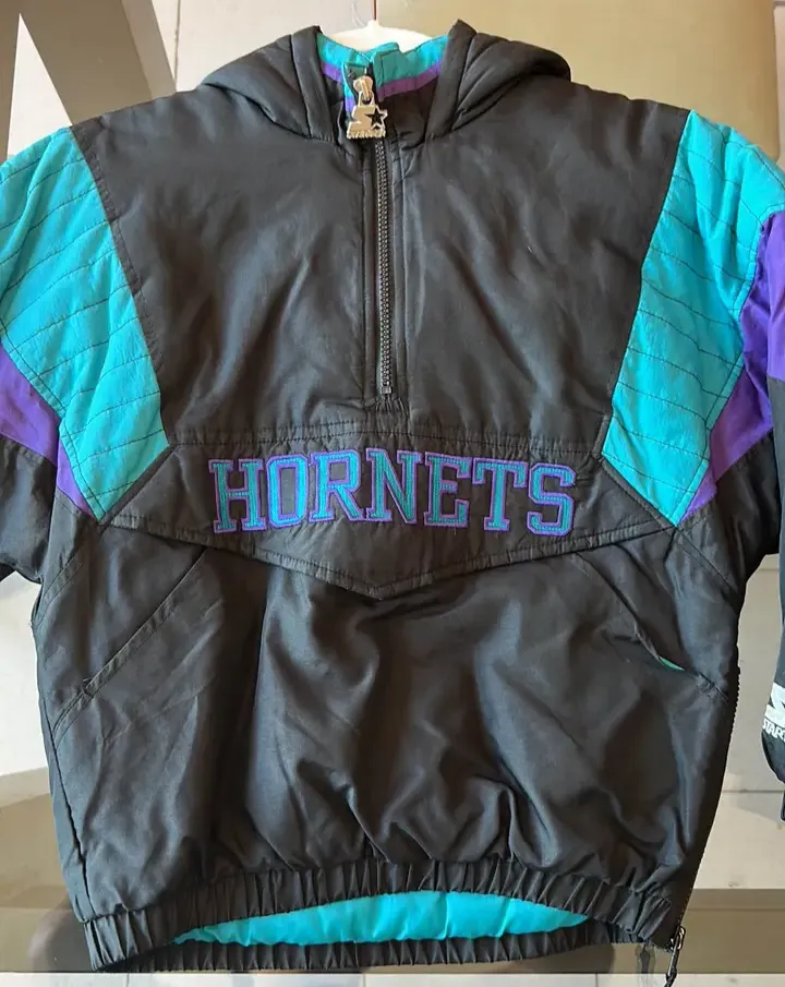 Jaqueta Charlotte Hornets Starter Vintage miniatura 2