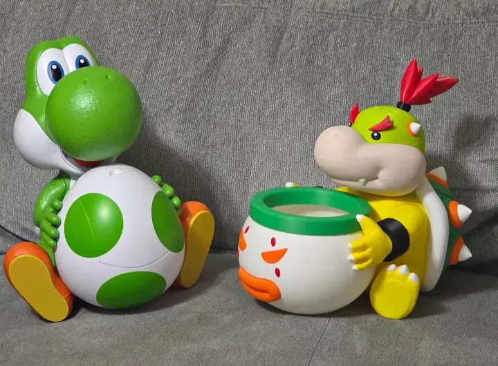 Yoshi e Bowser Jr. Colecionáveis