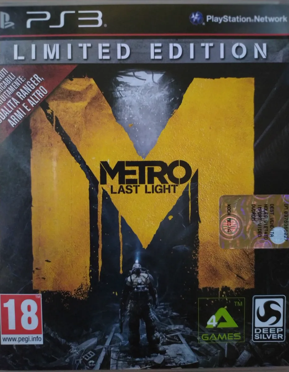 Metro Last Light - Limited Edition PS3