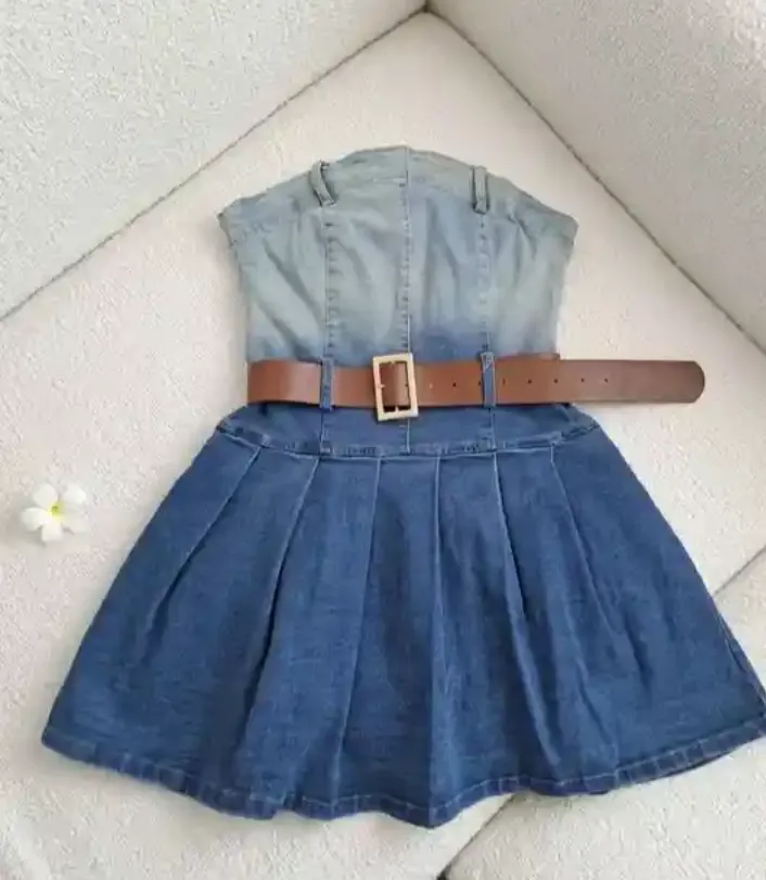 Vestido Jeans Acinturado miniatura 2