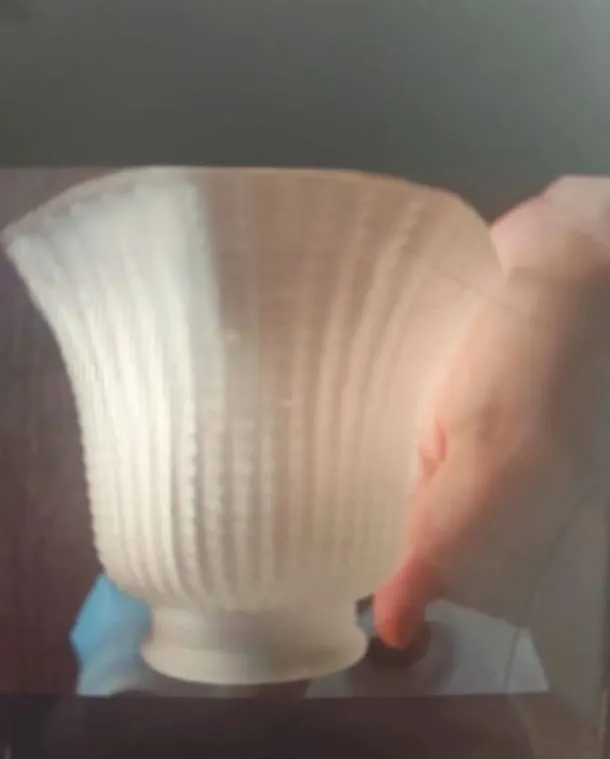 Cúpula de vidro para luminária 