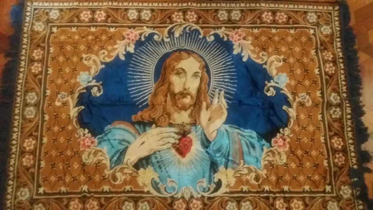 Tapeçaria - O Sagrado coração de Jesus