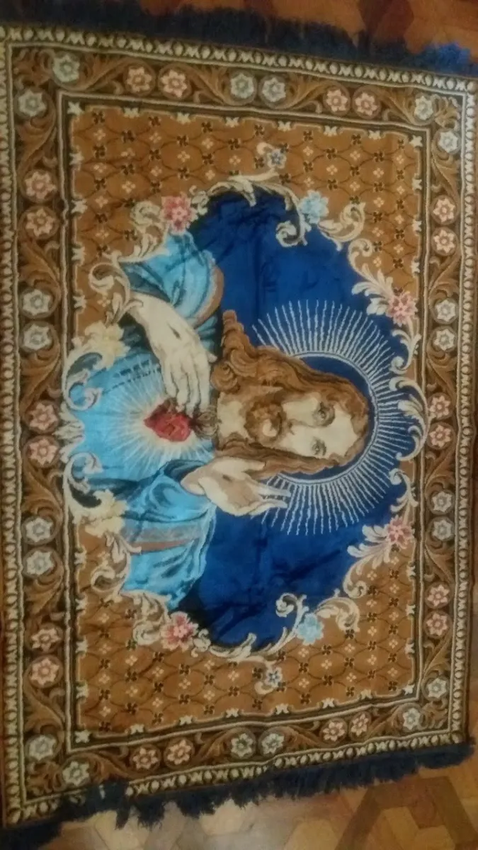 Tapeçaria - O Sagrado coração de Jesus miniatura 2