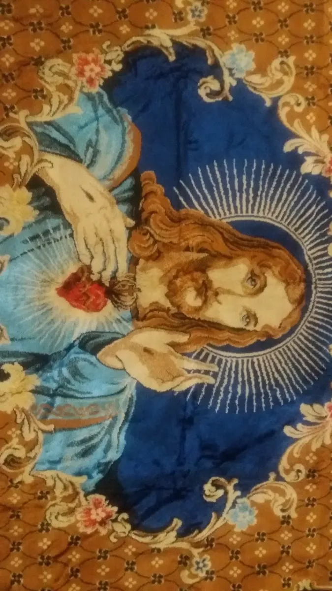 Tapeçaria - O Sagrado coração de Jesus miniatura 3