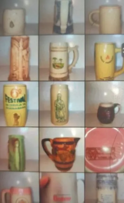Grande coleção de canecas de cerveja - Antiguidade - Colecionismo miniatura 5