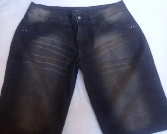 Bermuda Jeans - Plus Size - Tamanho 52