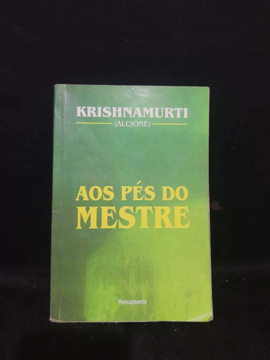 Livro 'Aos Pés do Mestre' - Krishnamurti