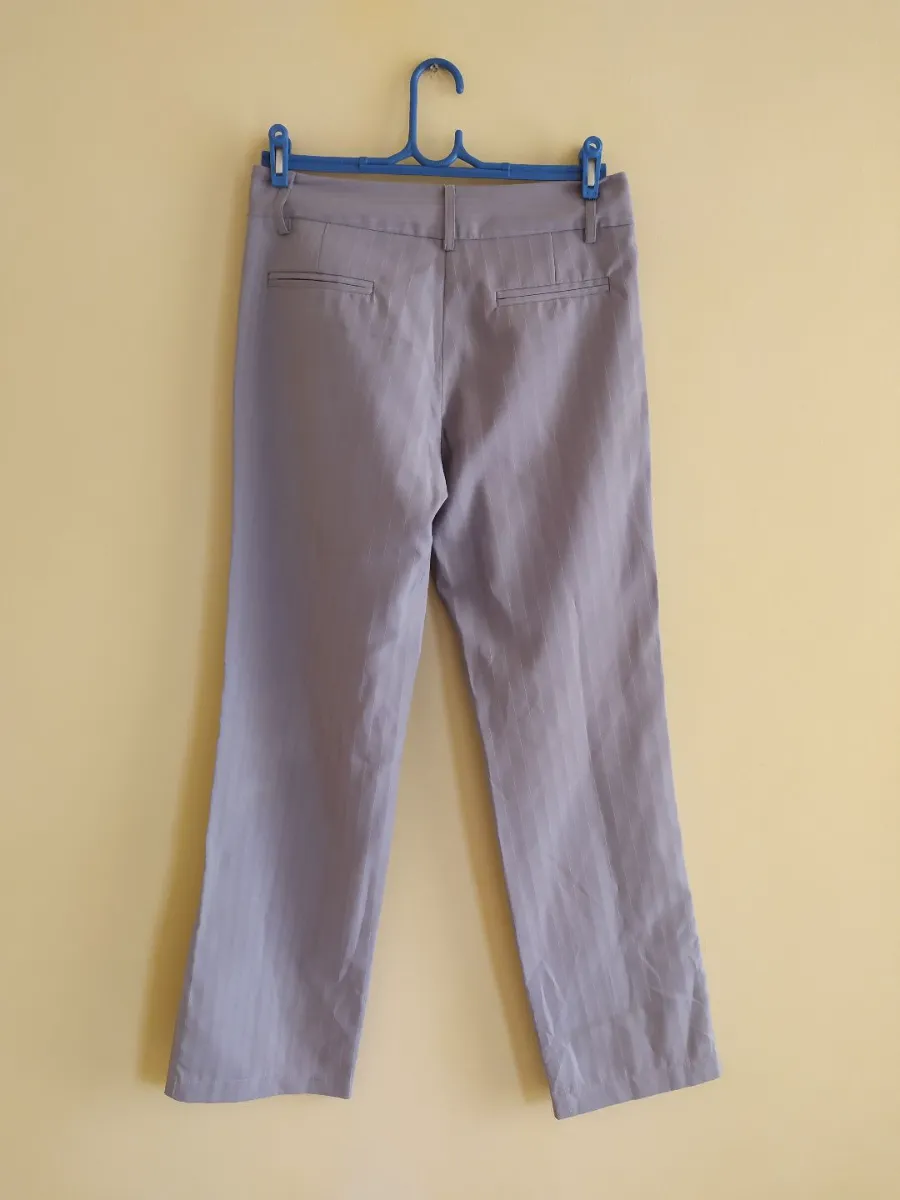 Calça cinza estilo alfaiataria 38 miniatura 2