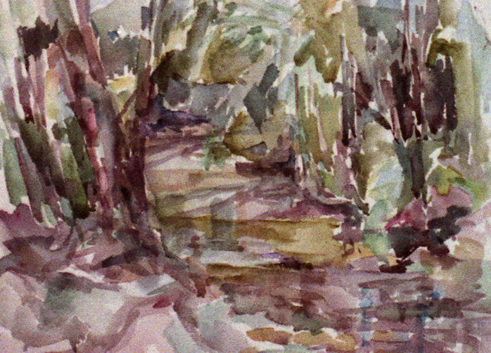 tussen de bomen (Belgentier)