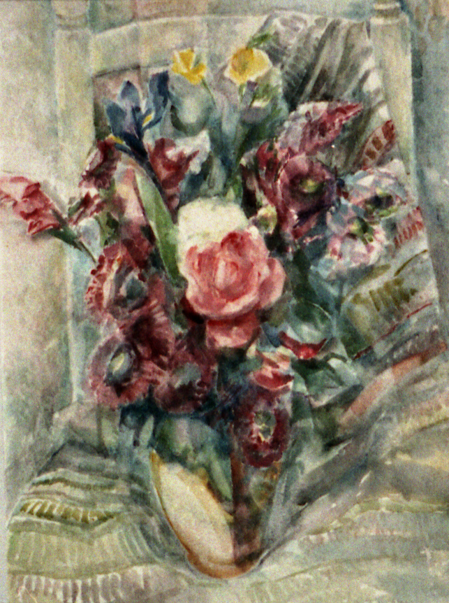 bouquet op stoel 3