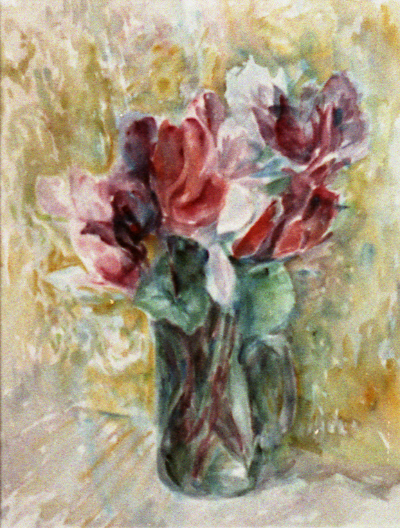Vaas met azalea's