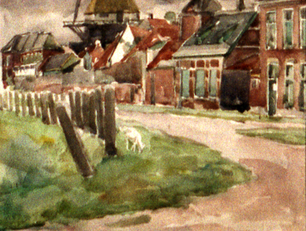 Amersfoort met molen