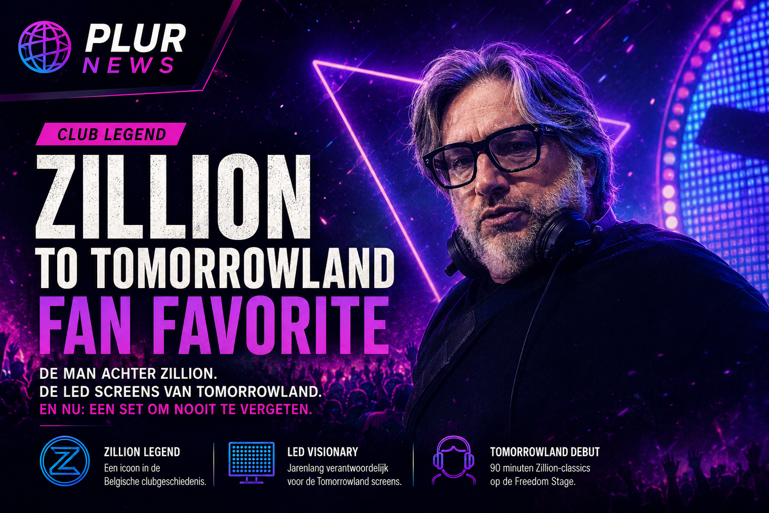 From Zillion legend to Tomorrowland fan favorite: a new generation discovers Frank Verstraeten