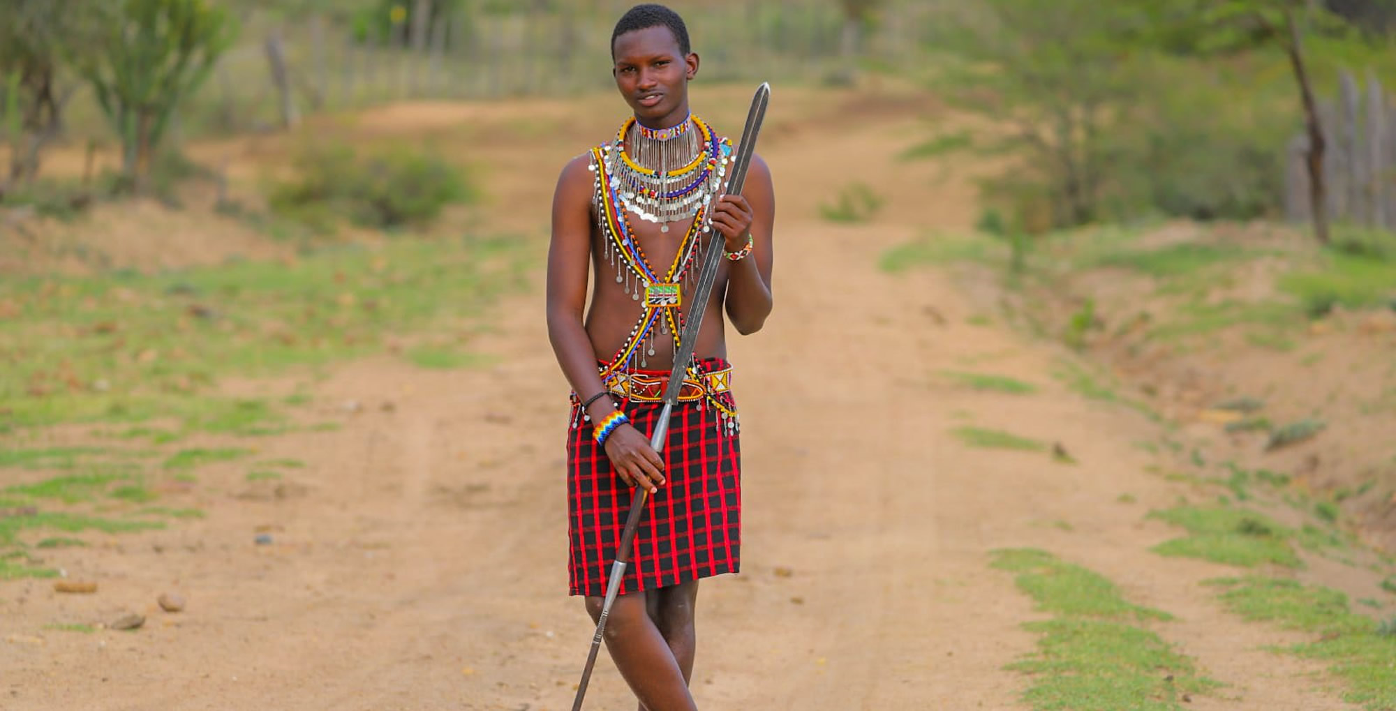 Maasai children in a classroom.