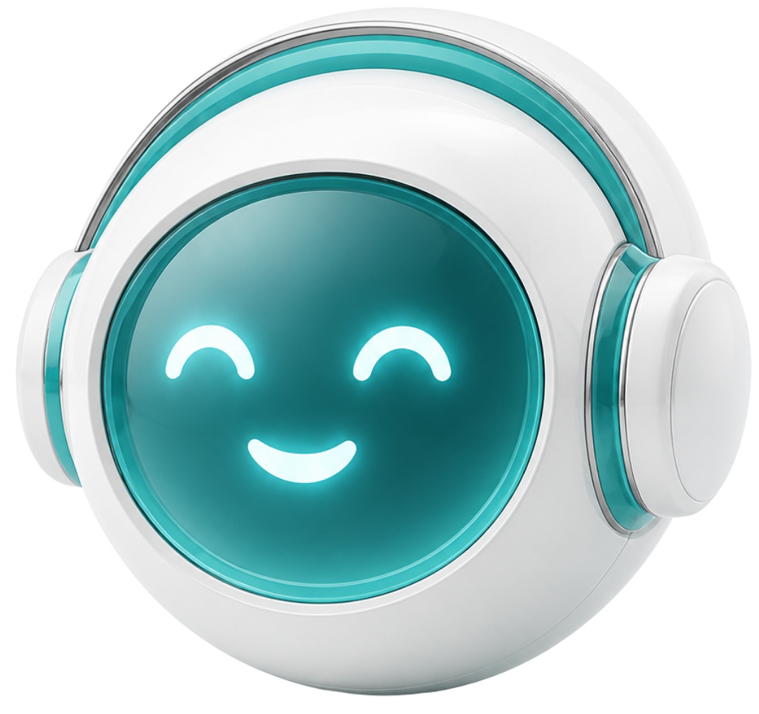 SORO face; tap it to start a voice conversation