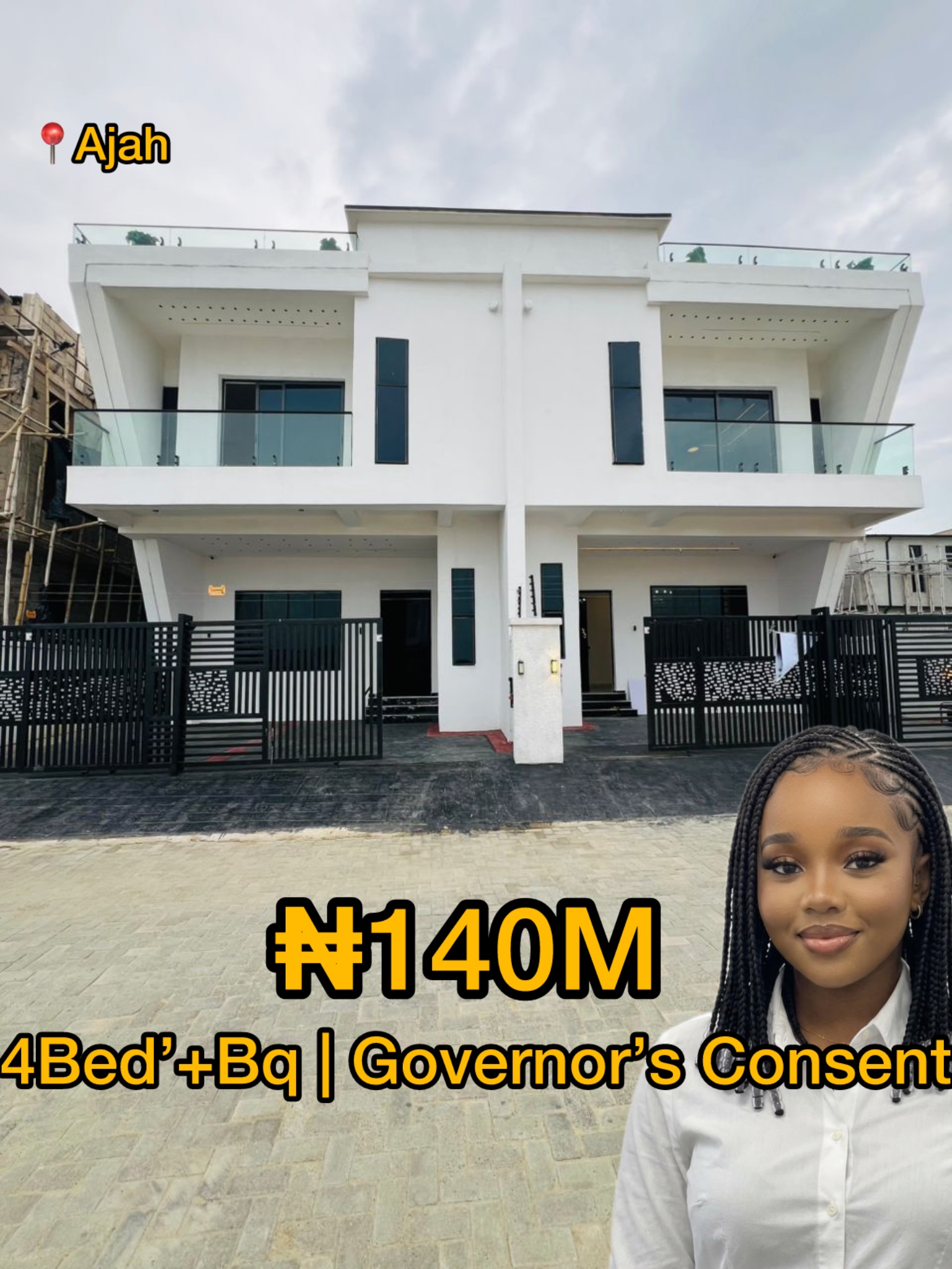4 BEDROOM SEMI-DETACHED DUPLEX WITH BQ FOR SALE