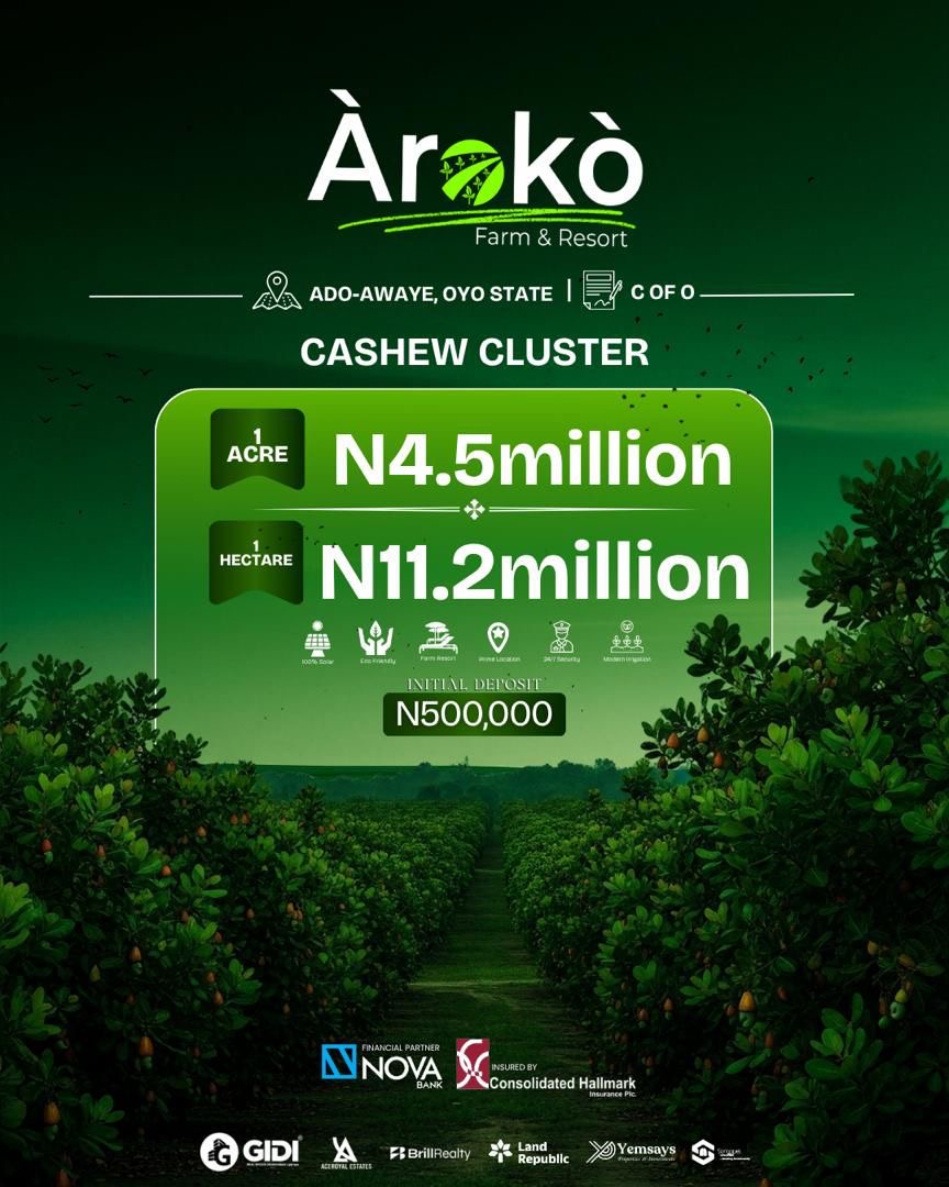 Own an Agricultural Investment That Pays You in Multiple Ways. Choose Aroko Farm & Resort.