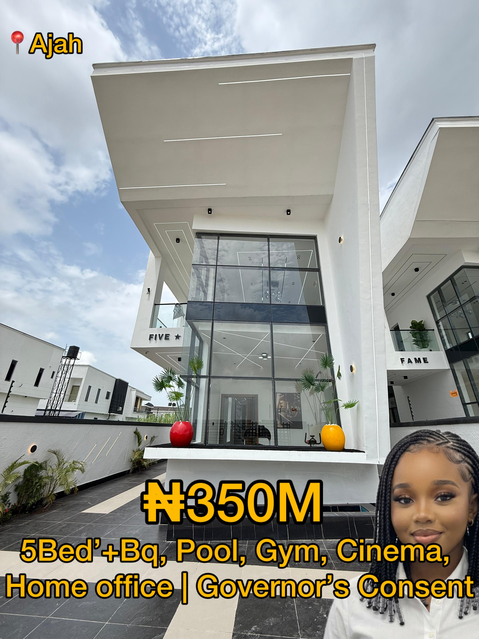 A premium Newly Built 5 Bedroom Fully Detached Duplex for Sale, designed for comfort, space, and modern luxury—perfect for both living and investment. - Ajah