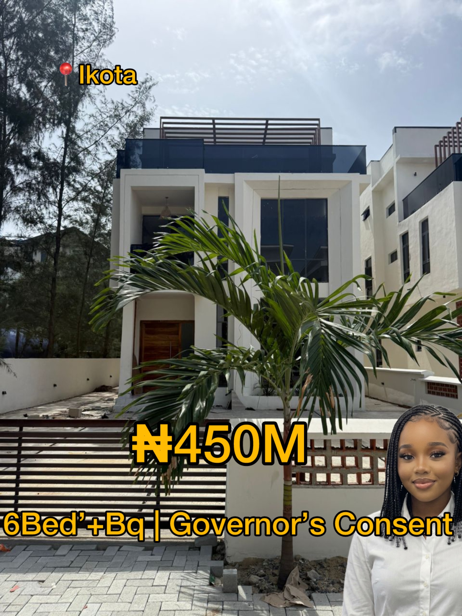 NEWLY BUILT 6 BEDROOM FULLY DETACHED DUPLEX FOR SALE - Ikota