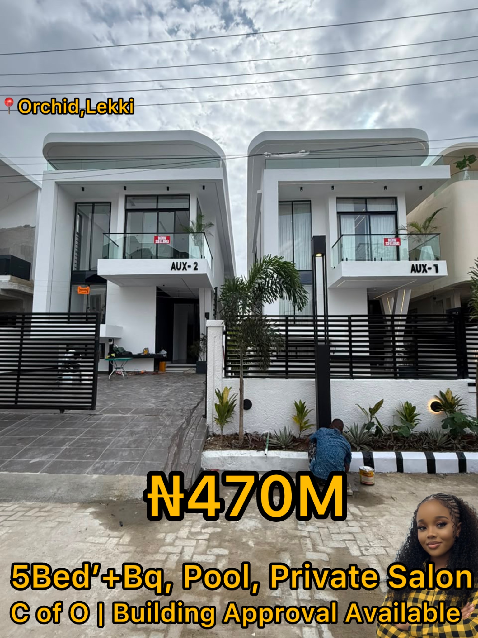 NEWLY BUILT 5 BEDROOM FULLY DETACHED SMART DUPLEX FOR SALE