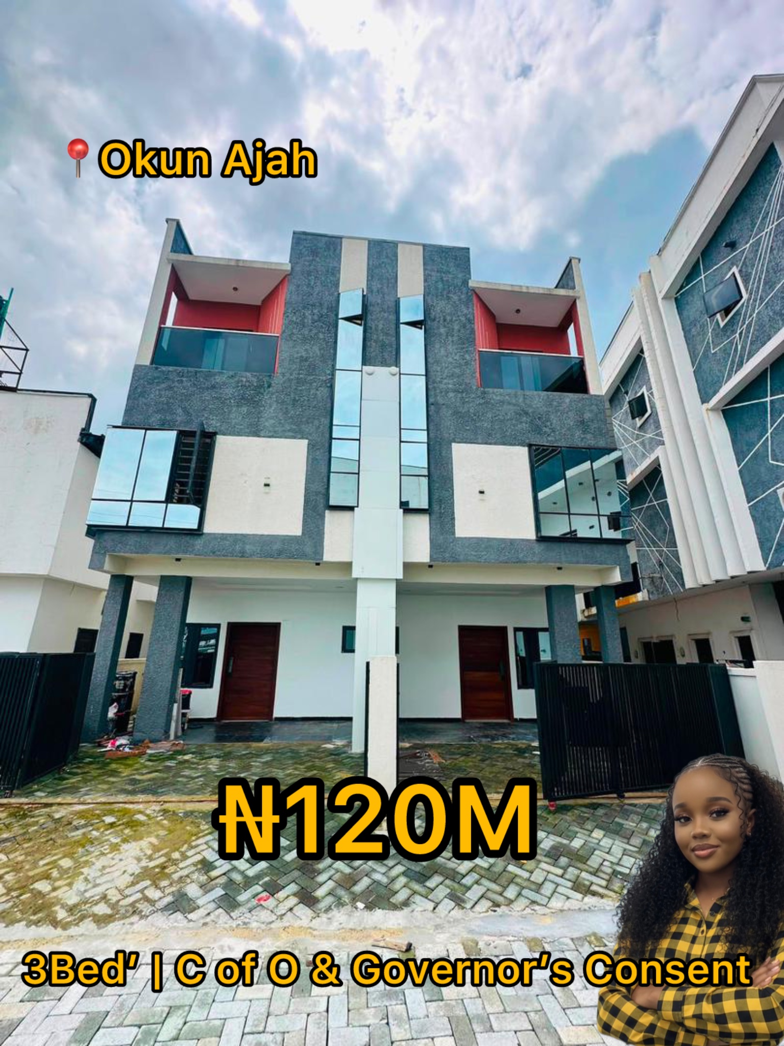 🏡 3-BEDROOM SEMI-DETACHED DUPLEX FOR SALE in Atican BeachView Estate, Beside Coastal Road, Okun Ajah, Lekki, Lagos