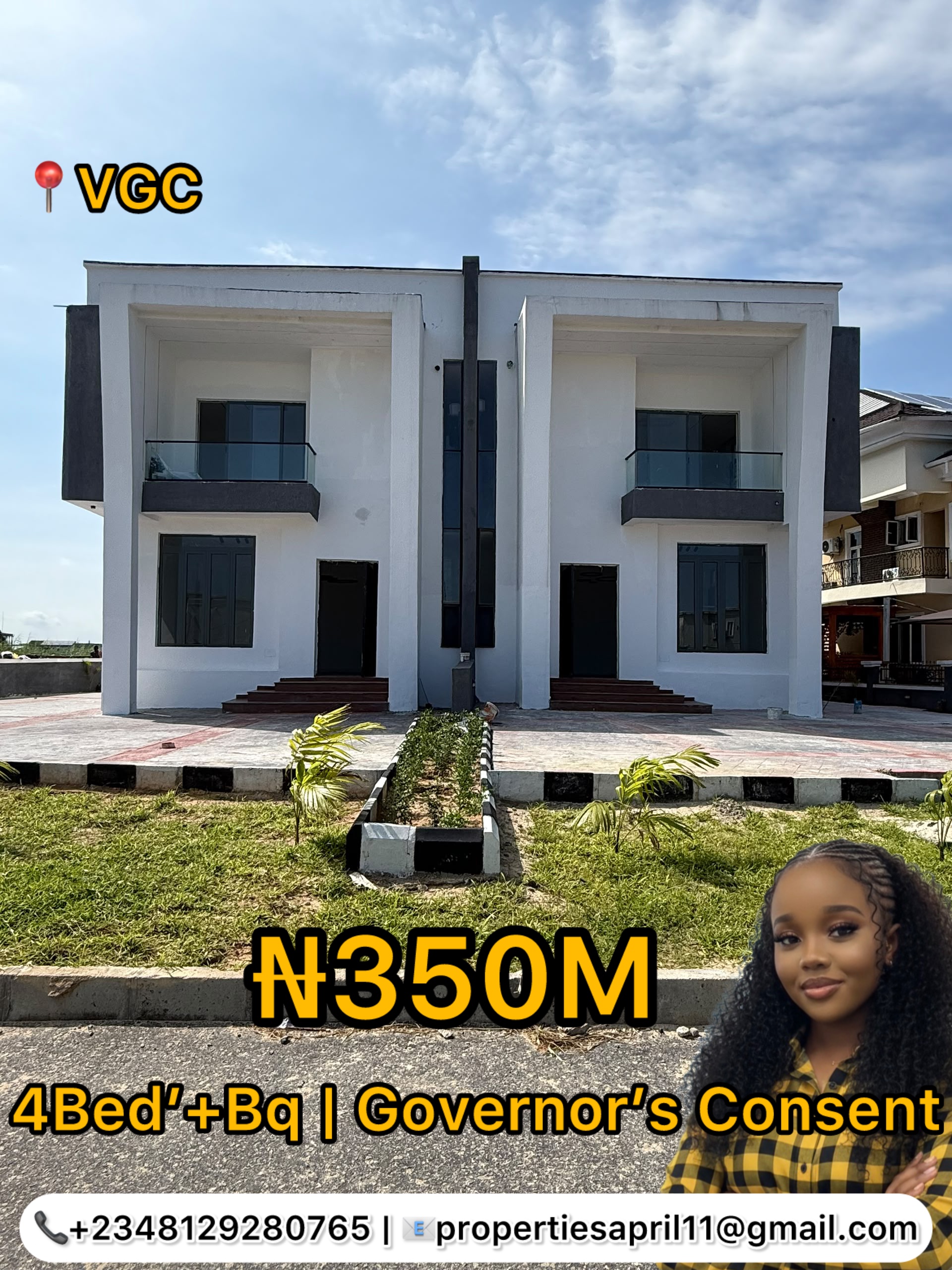 Newly built 4 bedroom semi detached duplex for sale in Vgc | Verified Listing on Temivilla