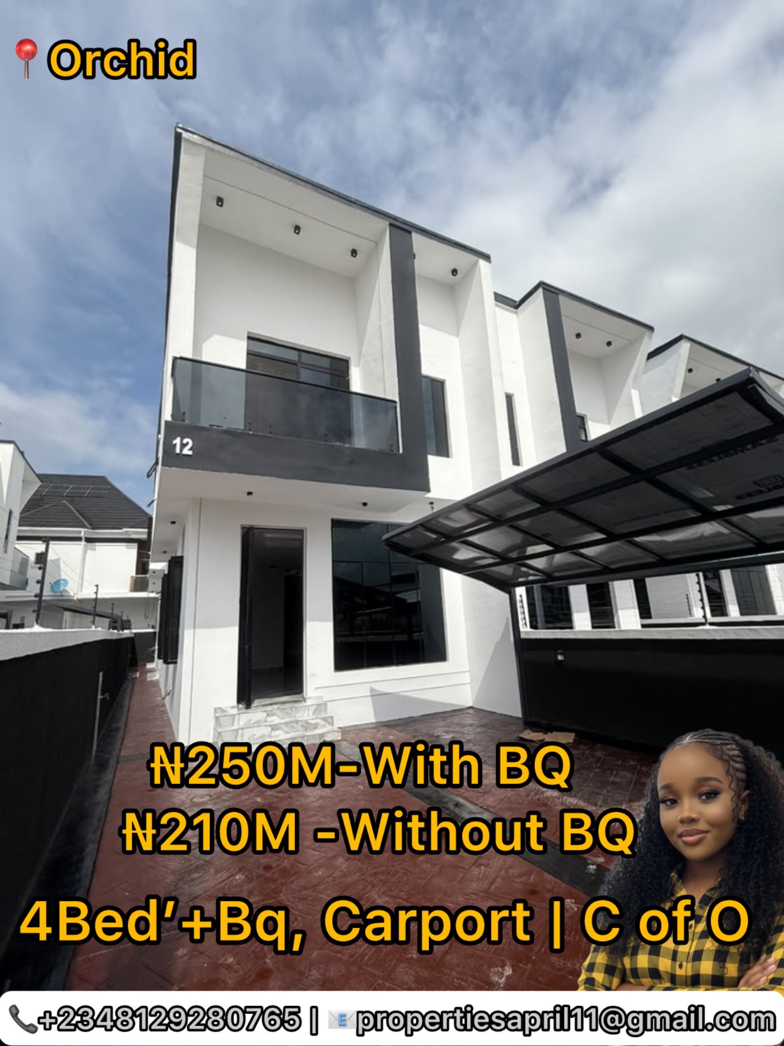 🏡 NEWLY BUILT 4-BEDROOM SEMI-DETACHED DUPLEX FOR SALE in Orchid Road | Verified Listing on Temivilla