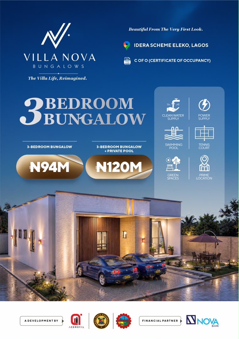 Villa Nova bungalow in Idera scheme Eleko | Verified Listing on Temivilla