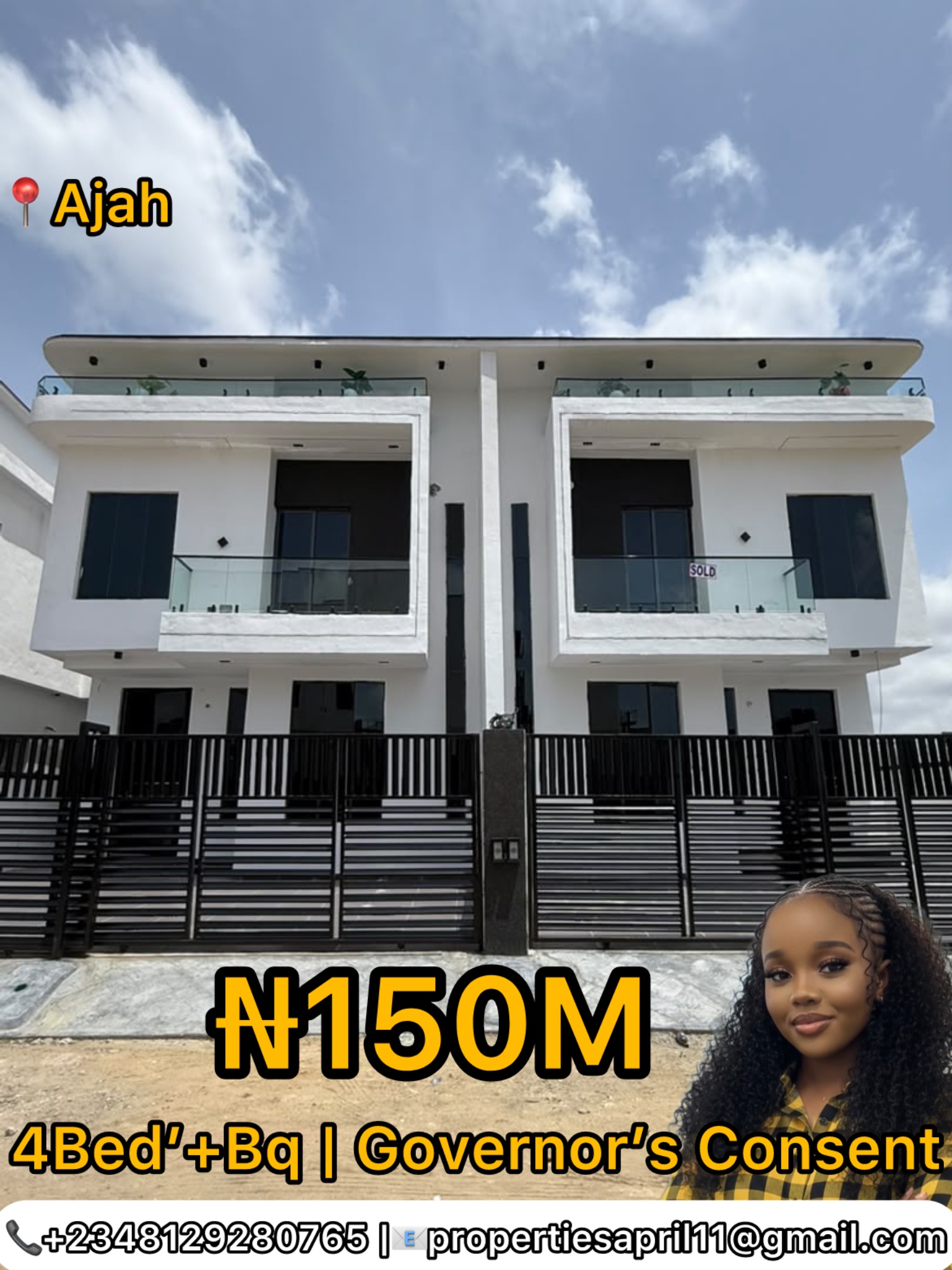 🏡 FOR SALE | 4-BEDROOM SEMI-DETACHED DUPLEX in Ajah | Verified Listing on Temivilla