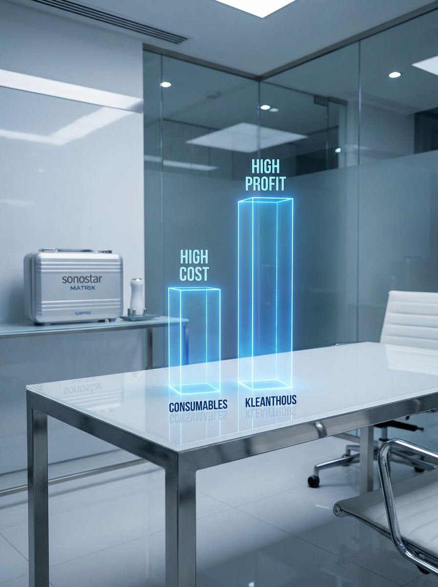 Економіка Ультразвуку: Чому Sonostar Matrix вигідніший за HIFU (Аналіз ROI та собівартості)