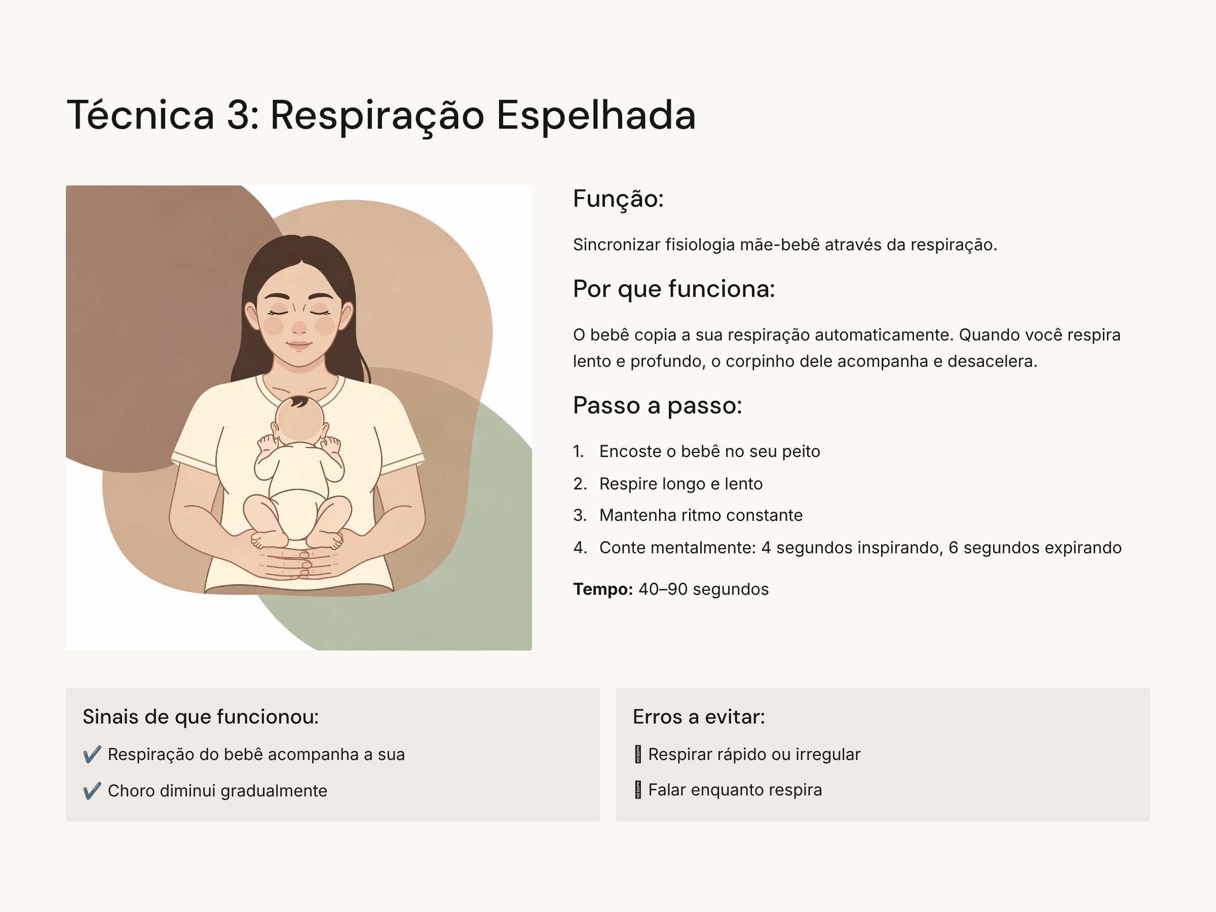 Screenshot explaining Technique 3: Mirrored Breathing