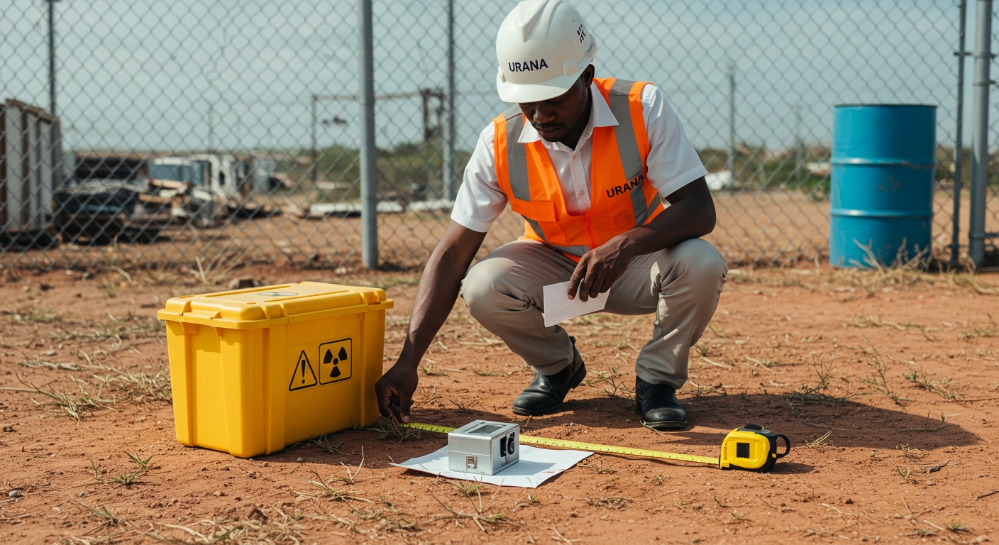 A secure facility for radioactive waste management and disposal services in Uganda.