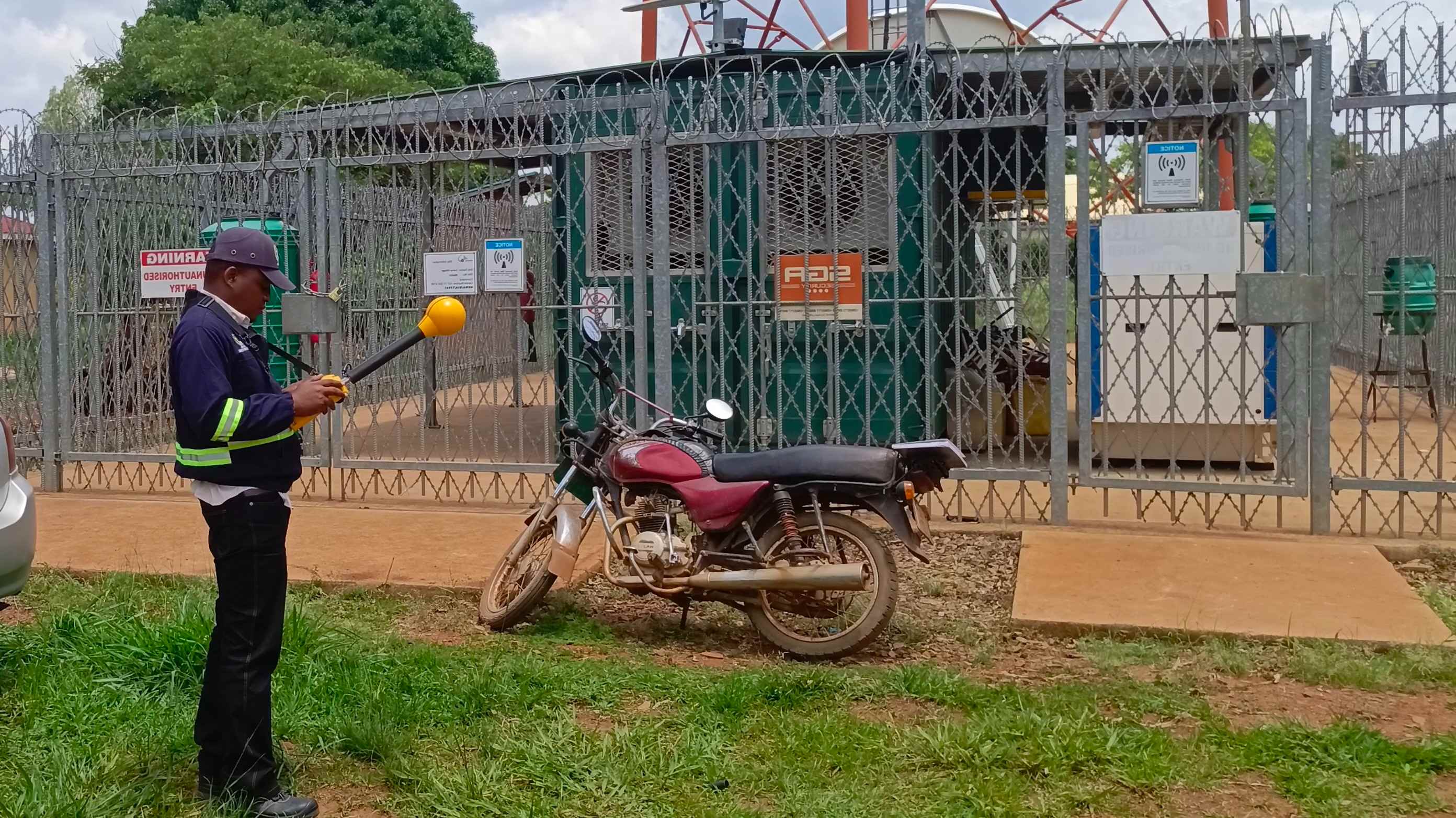 Environmental radiation monitoring for a mining project in East Africa by a URANA specialist.