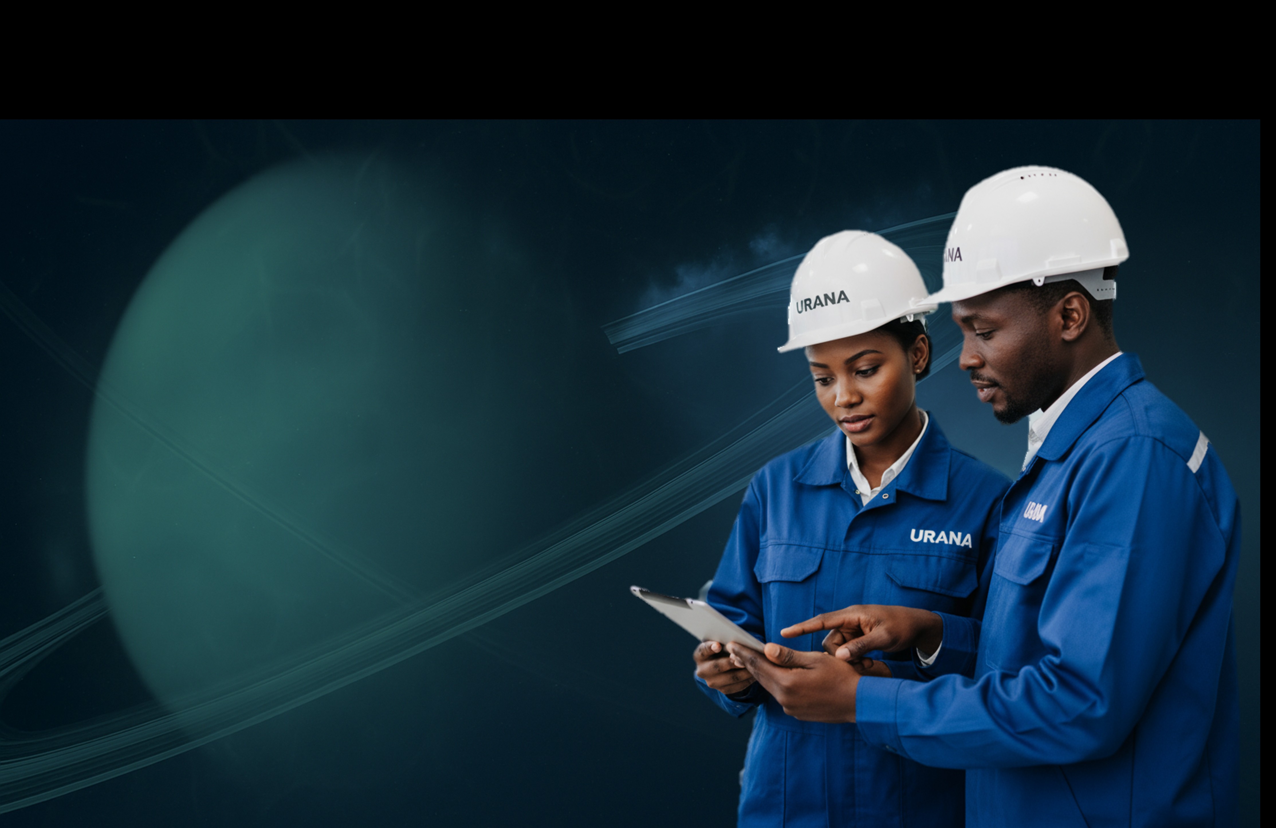 Abstract image representing technology and sustainability.