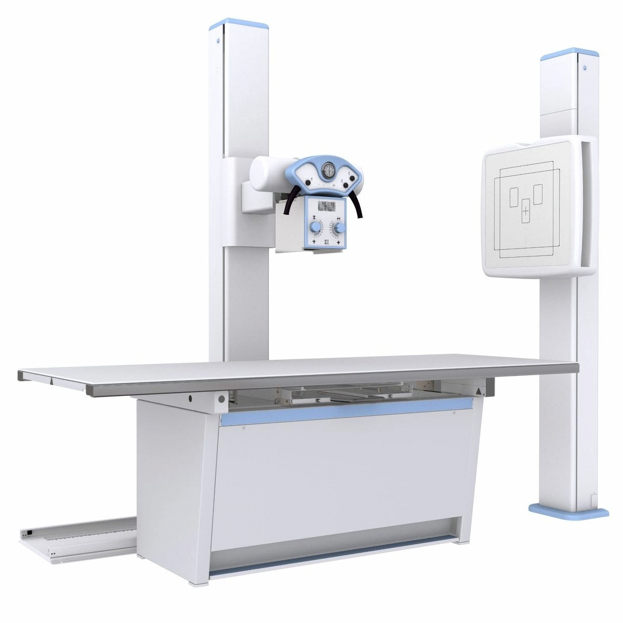 A medical imaging device, likely an MRI or CT scanner.