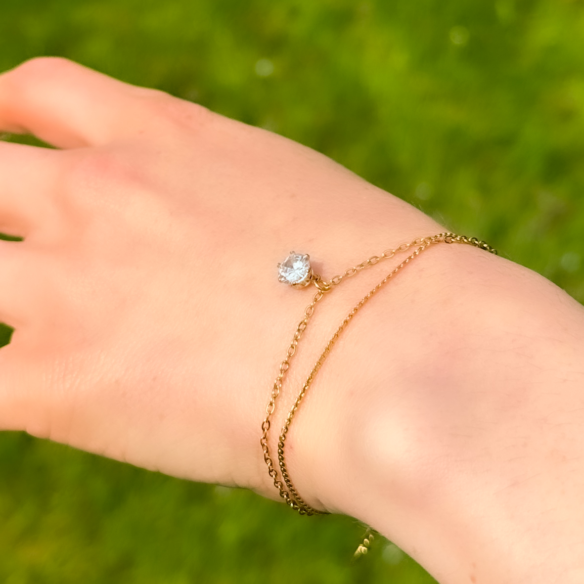 Elora armbånd 18k guldbelagt