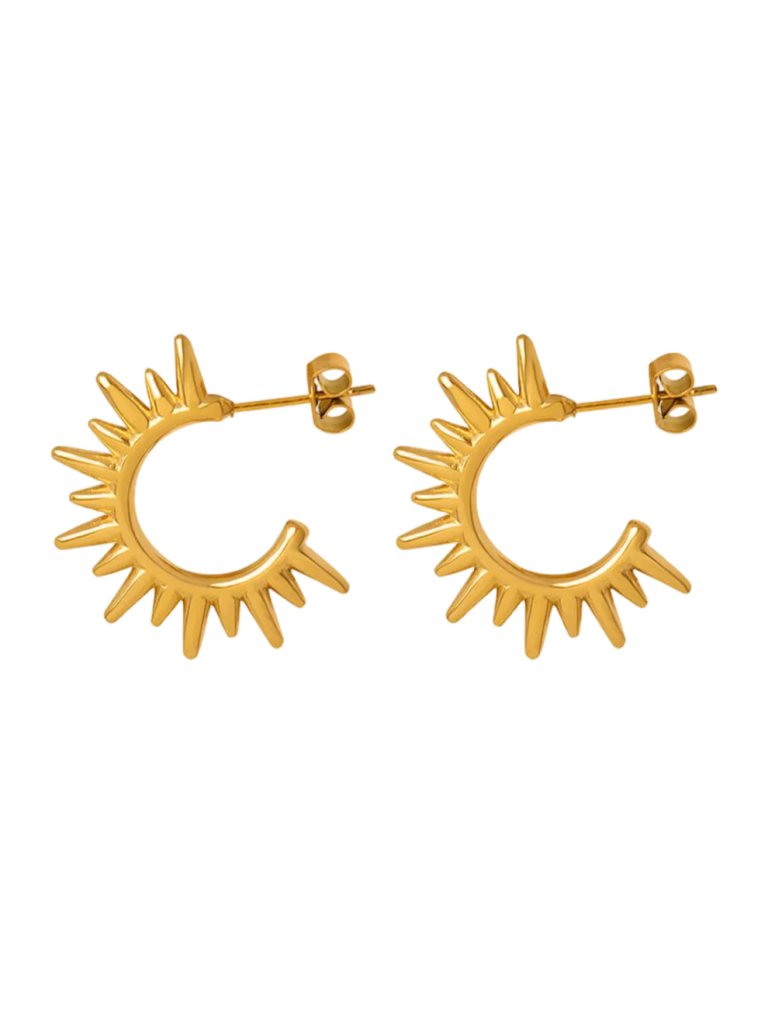 Solveig øreringe 18k guldbelagt