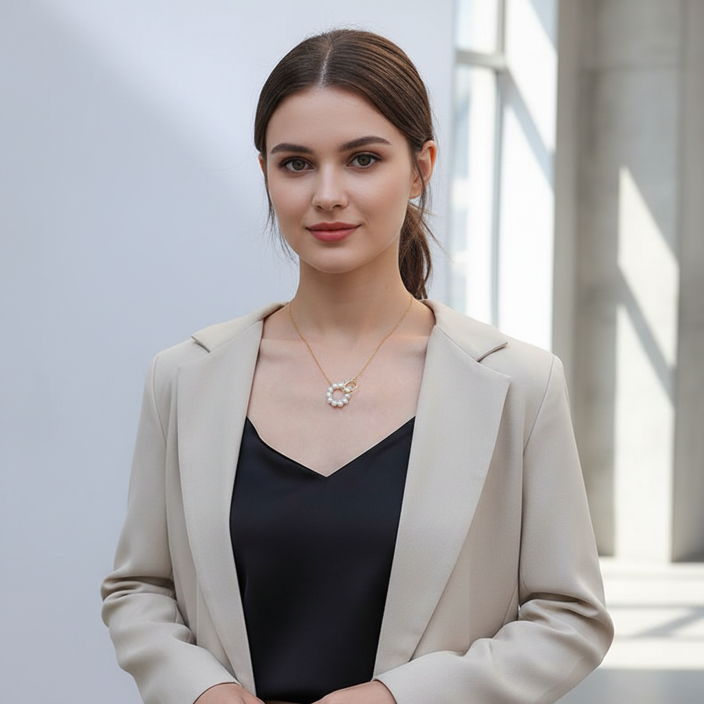 Ny evigheds perle halskæde