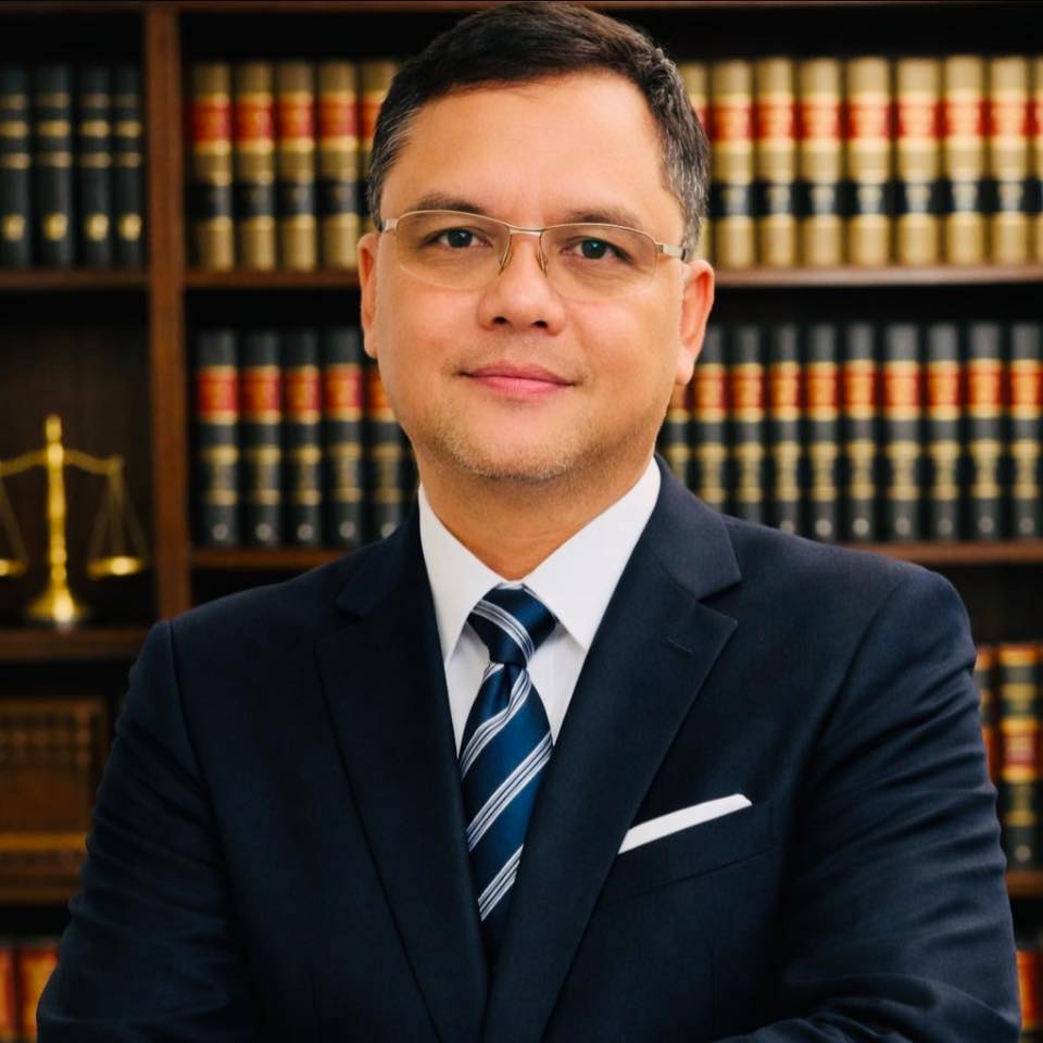 A professional portrait of Atty. Pat Monte.